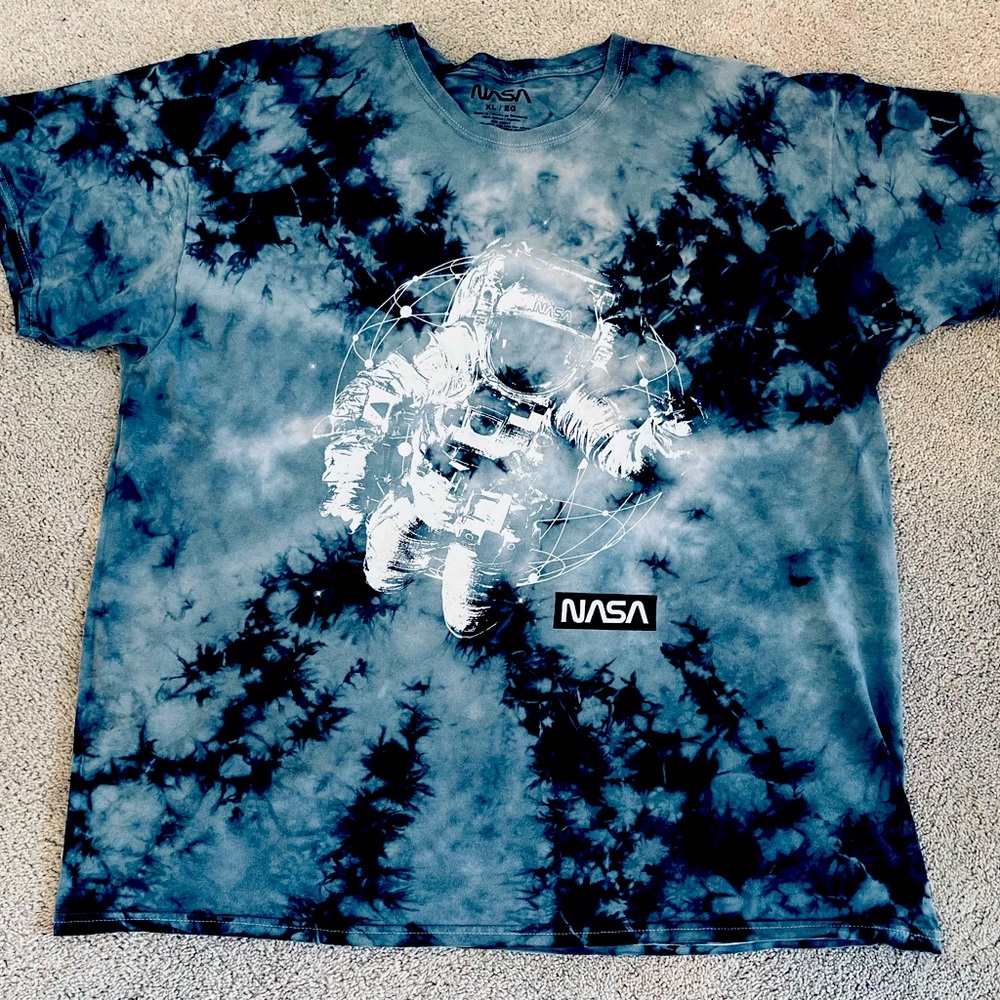VINTAGE NASA t shirt 100% Cotton Size XL